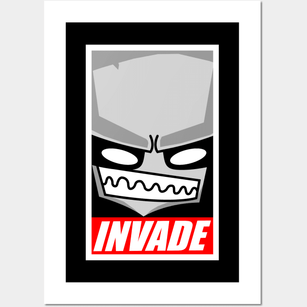 Invade! Wall Art by nickbeta